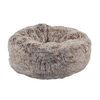 Croci hondenmand donut bicolor beige