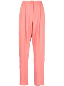 Emporio Armani pantalon fuselé à taille haute - Rose