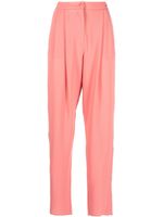 Emporio Armani pantalon fuselé à taille haute - Rose - thumbnail