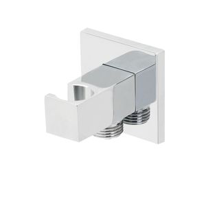 Mueller Cube Luxe muur doucheaansluiting+opsteek vierkant 1/2" chroom