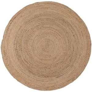 WOOOD Ross Vloerkleed - Jute - Naturel - 1x150x150