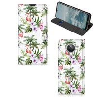 Nokia G10 | G20 Hoesje maken Flamingo Palms