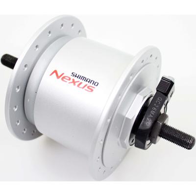 Shimano dynamo naaf 100/36 zilver dh-c3000 6v/3.0w moer