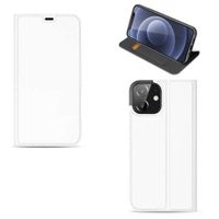 Bookcase iPhone 12 Mini Hoesje Wit met Pashouder (5.4 inch) - thumbnail