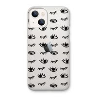 Eye pattern #2: iPhone 13 mini Transparant Hoesje