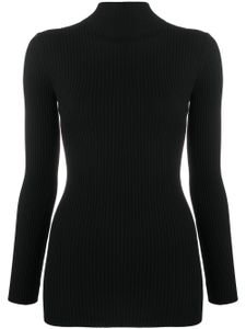 Wolford pull nervuré à col roulé - Noir