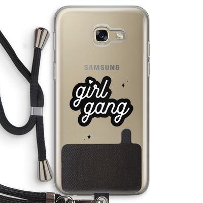 Girl Gang: Samsung Galaxy A5 (2017) Transparant Hoesje met koord