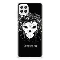 Silicone Back Case Samsung Galaxy A22 4G | M22 Skull Hair