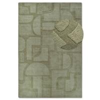 Wollen Vloerkleed Alexis - Groen maat: 170x120cm - materiaal: Wol - Dekbed-Discounter.nl