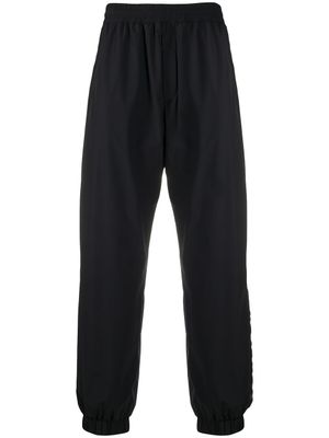 Moncler pantalon de jogging à coupe ample - Noir