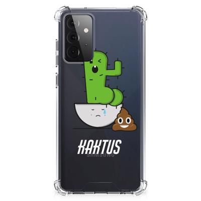 Samsung Galaxy A72 4G/5G Stevig | Bumper Hoesje | Cactus Poo Samsung Galaxy A72 4G/5G Stevig | Bumper Hoesje | Cactus Poo