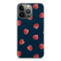 Framboosjes: iPhone 13 Pro Transparant Hoesje