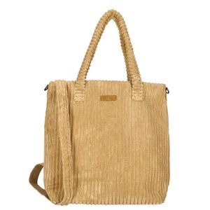 Enrico Benetti Corduroy Ribstof Shopper/Schoudertas Rosie Camel