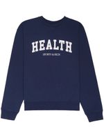 Sporty & Rich sweat à logo Health Ivy imprimé - Bleu