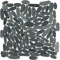 Terre d&apos;Azur Stone Sliced Black Sumatra 30x30 cm