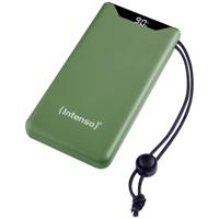 Intenso F10000 Powerbank 10000 mAh Quick Charge, Power Delivery LiPo USB-A, USB-C Groen Statusweergave - thumbnail