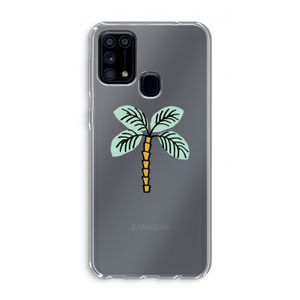 Palmboom: Samsung Galaxy M31 Transparant Hoesje