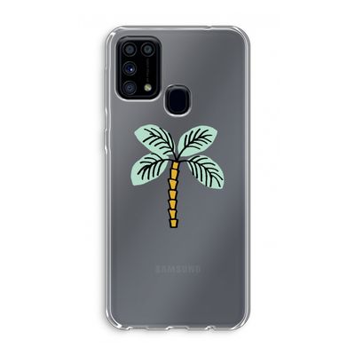 Palmboom: Samsung Galaxy M31 Transparant Hoesje