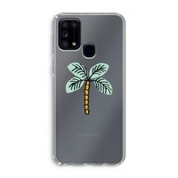 Palmboom: Samsung Galaxy M31 Transparant Hoesje Palmboom: Samsung Galaxy M31 Transparant Hoesje