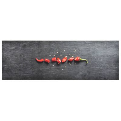 VidaXL Keukenmat wasbaar pepper 60x300 cm