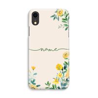 Gele bloemen: iPhone XR Volledig Geprint Hoesje