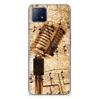 OPPO A53 5G | OPPO A73 5G | Siliconen hoesje | met foto Bladmuziek