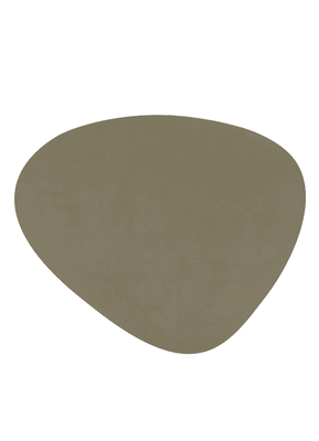 LIND DNA - Dinner Mat Curve - Placemat 37x44cm Nupo Army Green