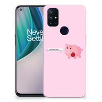 OnePlus Nord N10 5G Telefoonhoesje met Naam Pig Mud