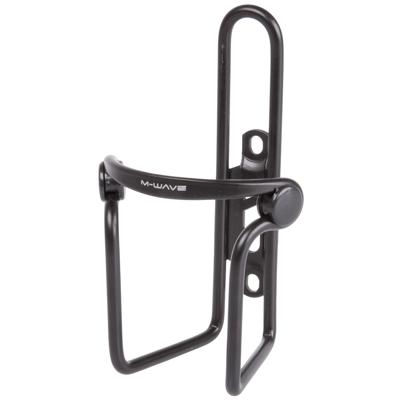 M-Wave bidonhouder aluminium met pvc klemmen zwart