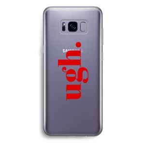 Ugh: Samsung Galaxy S8 Plus Transparant Hoesje