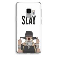 Slay All Day: Samsung Galaxy S9 Transparant Hoesje - thumbnail