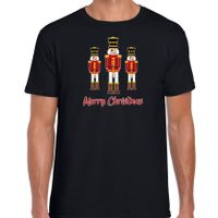 Fout kersttrui t-shirt voor heren - Notenkrakers - zwart - piemel/penis