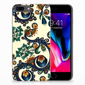 Siliconen Hoesje Apple iPhone 7 Plus | 8 Plus Barok Flower