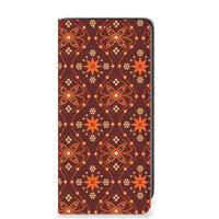 Samsung Galaxy A41 Hoesje met Magneet Batik Brown