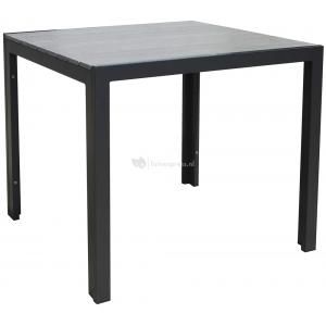 SenS line Jersey tuintafel grijs vierkant 90 cm