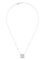 DE BEERS collier Enchanted Lotus à pendentif en or blanc 18ct pavé de diamants - Argent