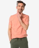 HEMA Heren T-shirt Met Stretch Roze (roze) - thumbnail