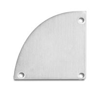 Eindkap E55 aluminium voor LED profiel PN19 2 stuks