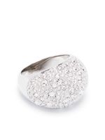 Swarovski bague Luna sertie de cristaux - Argent