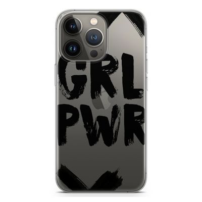 Girl Power #2: iPhone 13 Pro Transparant Hoesje