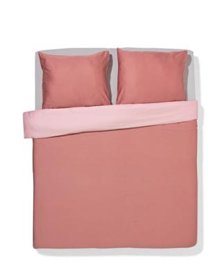 HEMA Dekbedovertrek 200x200/220cm Satijn Roze (roze)