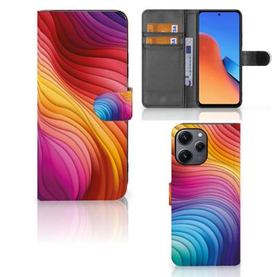 Book Case voor Xiaomi Redmi 12 Regenboog | Portemonnee hoesje