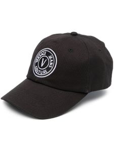 Versace Jeans Couture casquette à logo brodé - Noir