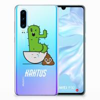 Huawei P30 Telefoonhoesje met Naam Cactus Poo
