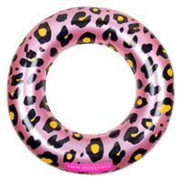 Swim Essentials Zwemband Rosé gouden Panterprint 90 cm - thumbnail