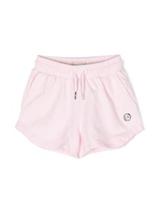 Michael Kors Kids short en coton à lien de resserrage - Rose