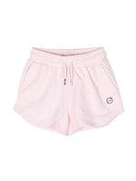 Michael Kors Kids short en coton à lien de resserrage - Rose