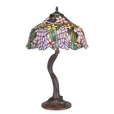 A TIFFANY STYLE TABLE LAMP