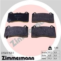 Remblokkenset, schijfrem 225691501