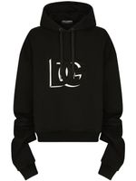 Dolce & Gabbana hoodie à logo imprimé - Noir